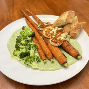 Healthy Roasted Carrot Lunch